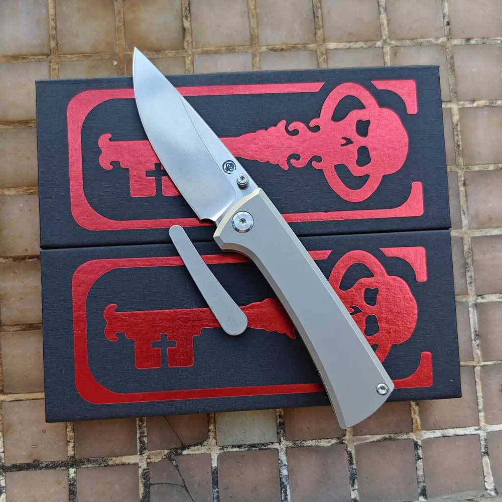 JUFULE New Chaves Ultramar RCK9 Ceramic Bearing Titanium Mark M390 Survival EDC Tool Camping Hunting Outdoor Tactical Folding Knife X241108