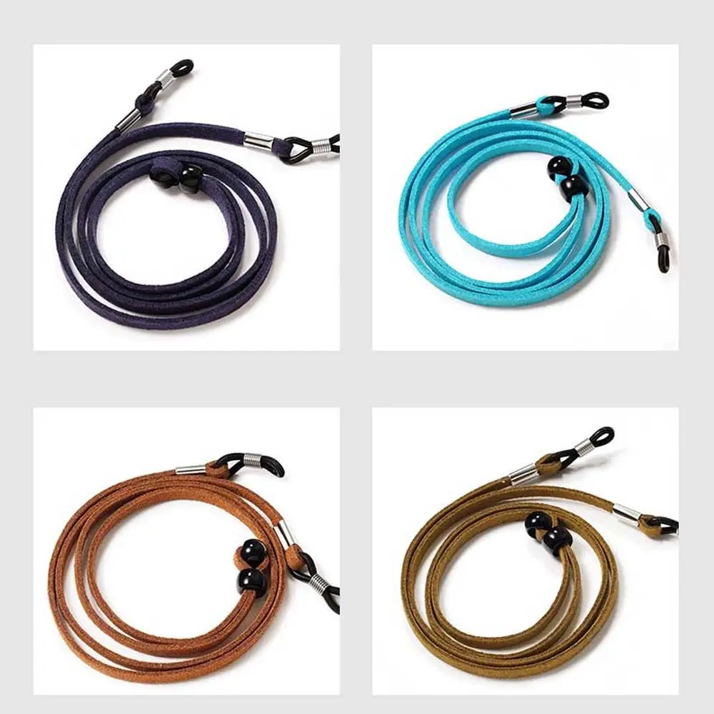 aabe Holder Leather Eyewear Retainer PU Neck Strap Rope Sunglasses Chains Glasses Lanyard