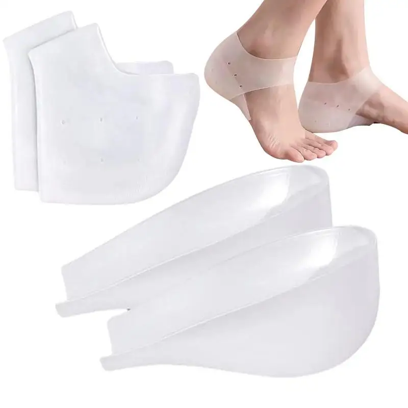Increasing Silicone Height Insoles Shoe Lifts Heels Lift Inserts Heel Pads Invisible Shoe Insoles for Men and Women smile