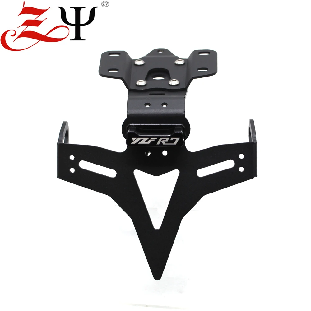 Motorcycle License Plate Holder LED Light For YAMAHA YZFR7 YZF R7 2021-2022 MT07 Rear Tail Tidy Fender Eliminator Kit Bracket