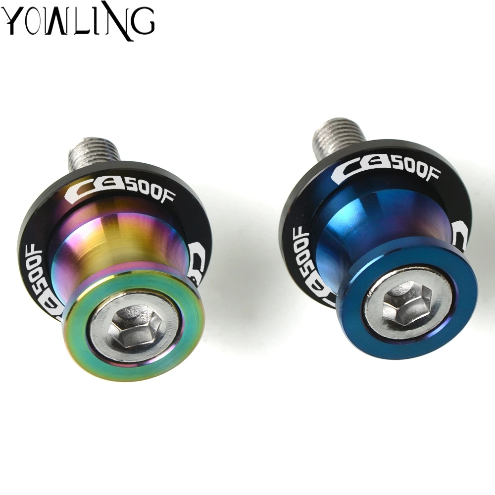 8MM Motorcycle Accessories stands screws Swin garm Swingarm Spools slider For HONDA CB500F CB 500F 2013 2014 2015 2016 2017 2018