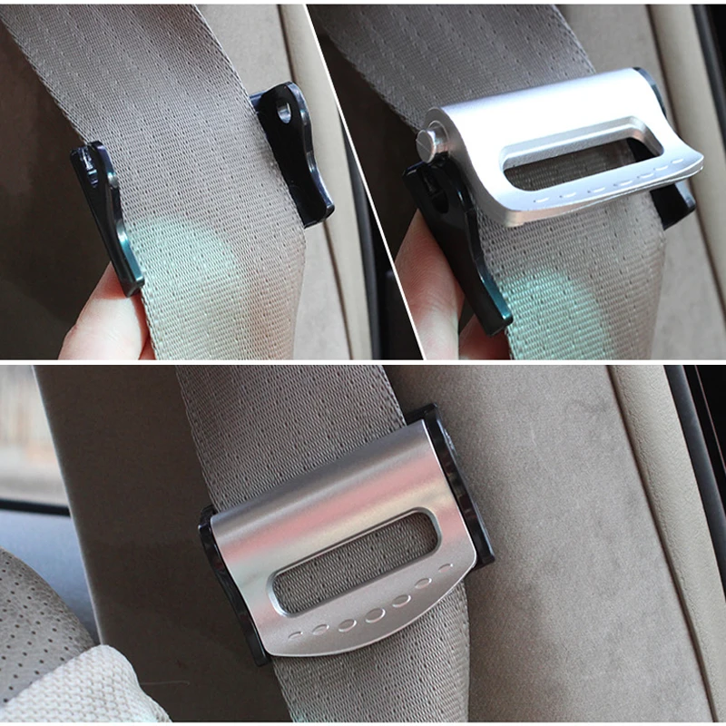 2pcs Car Seat Belt Fixing Clips Interior Accessories For Mercedes Benz W202 W220 W204 W203 W210 W124 W211 W222 X204 Amg Clk