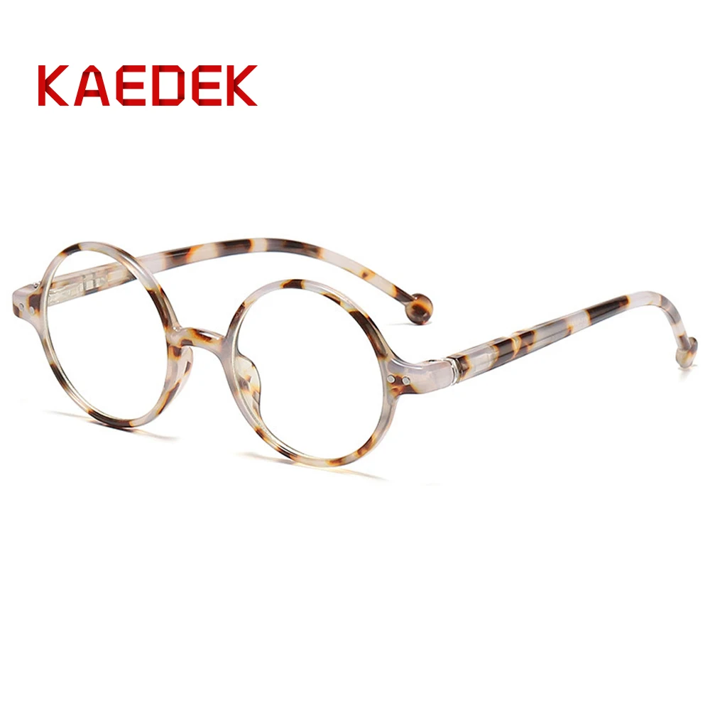 Glasses KAEDEK Round Reading Ultralight Small Frame ddmysmile Presbyopic Eyeglasses Blocking Blue Light Hyperopia Eyewear +1.0..+4.0 Gafas Smile +