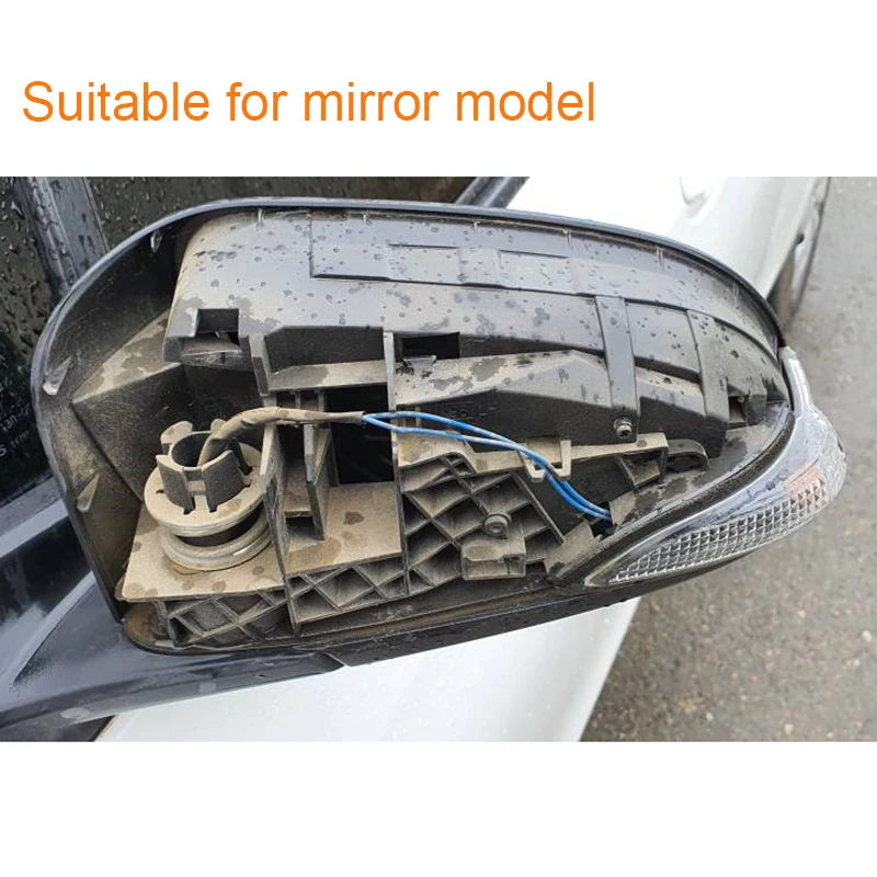 Accessories For Car Toyota Vitz 2012-2019 Rearview Mirror Cover Housing Lid Case