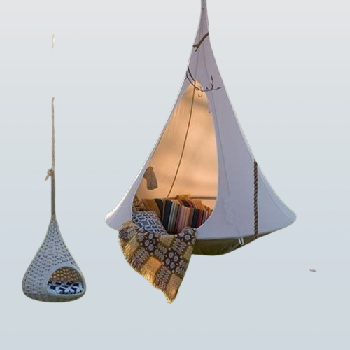 Camp Furniture UFO Shape Teepee Tree Hanging Swing Chair For Kids Adults Indoor Outdoor Hammock Tent Patio Camping 100cm