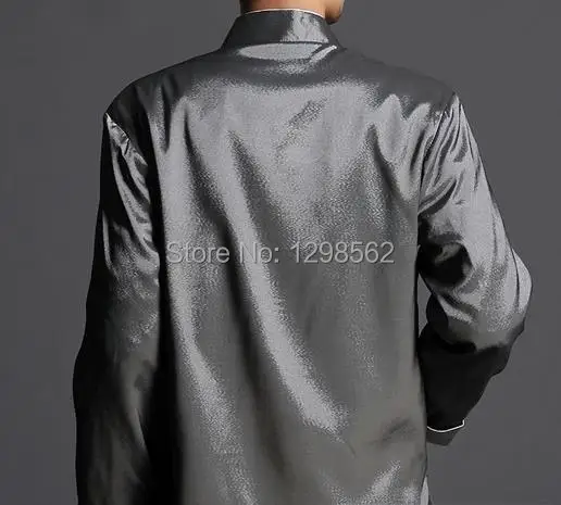 spring&autumn embroidered Men 4colors dragons host clothing uniforms martial arts coat jacketmale traditional Tang suits smile