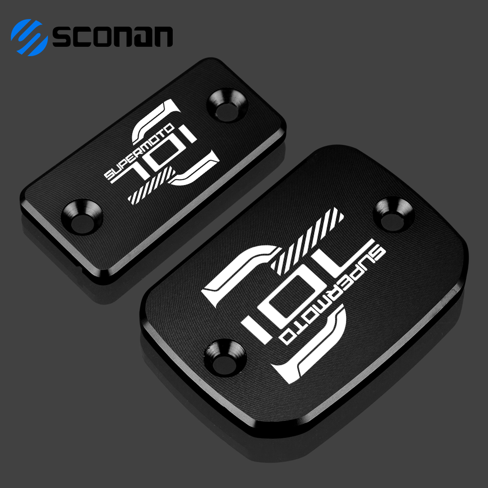 Motorcycle Accessories CNC Oil Fluid Cap For Husqvarna 701 supermoto 2016 - 2021 2020 2022 Brake Clutch Cylinder Reservoir Cover