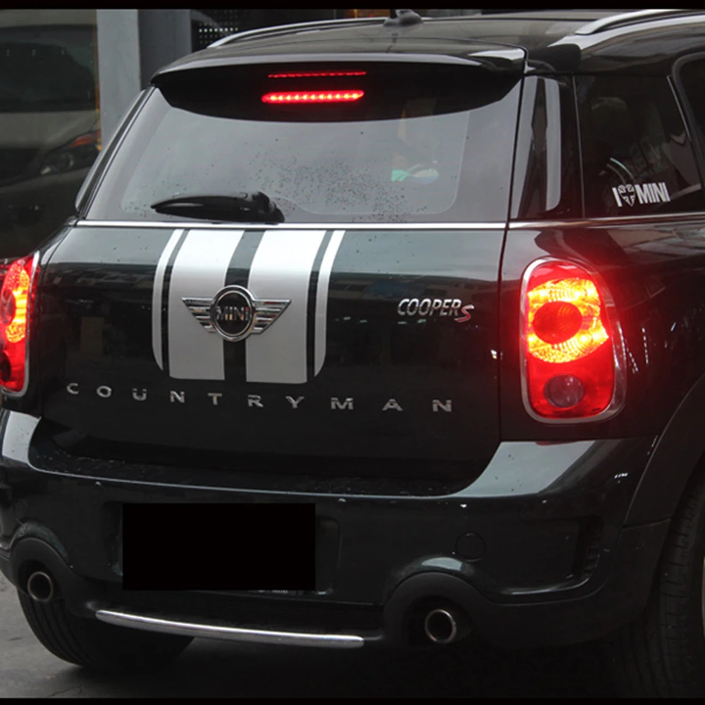 Hood Engine Trunk Car Rear Stickers For Mini Cooper Countryman R60 2011-2015 Graphics Vinyl Decor Decal Auto Tuning Accessories smile