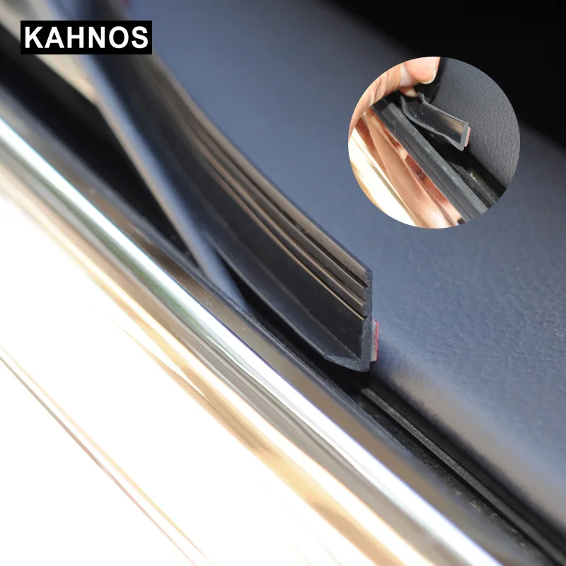 8.5mm Car Window Sealant weatherstrip V Type Car Door Window Rubber Door Strip Auto Rubber Seals For Car