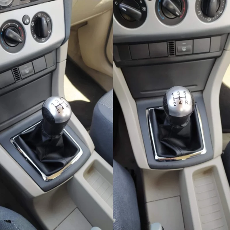 2 Focus For Ford Eo 2 2004 - 2011 5/6 Speed Car Styling Gear Shift Stick Knob Handball ddmysmile Head Lever Gaiter Boot Cover Case Smile -