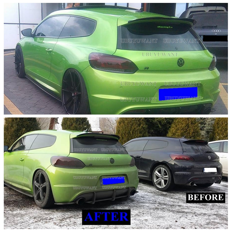 UBUYUWANT Car For Scirocco Standard 2008-2017 Not R Rear Trunk Roof Wing Spoiler Lip
