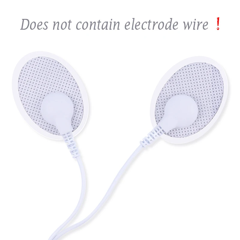 10 Pcs Muscle Stimulator Electrode Self Adhesive Gel Pads Tens Electrodes For Tens Acupuncture Physiotherapy Massager 3.5mm Plug