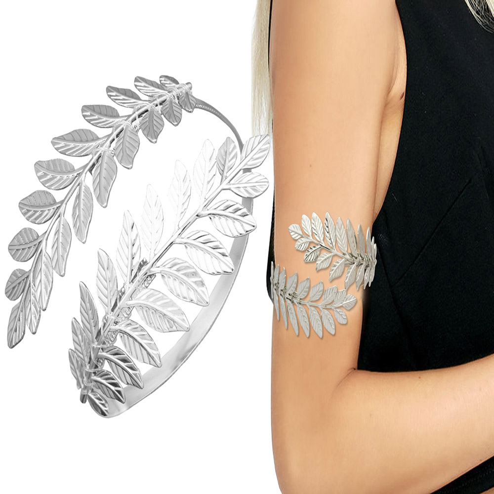 New Bohemian Swirl Snake Arm Cuff Bracelets Armlet Armband Big Wide Bangle For Women Men Jewelry Pulseiras Accessories Gifts