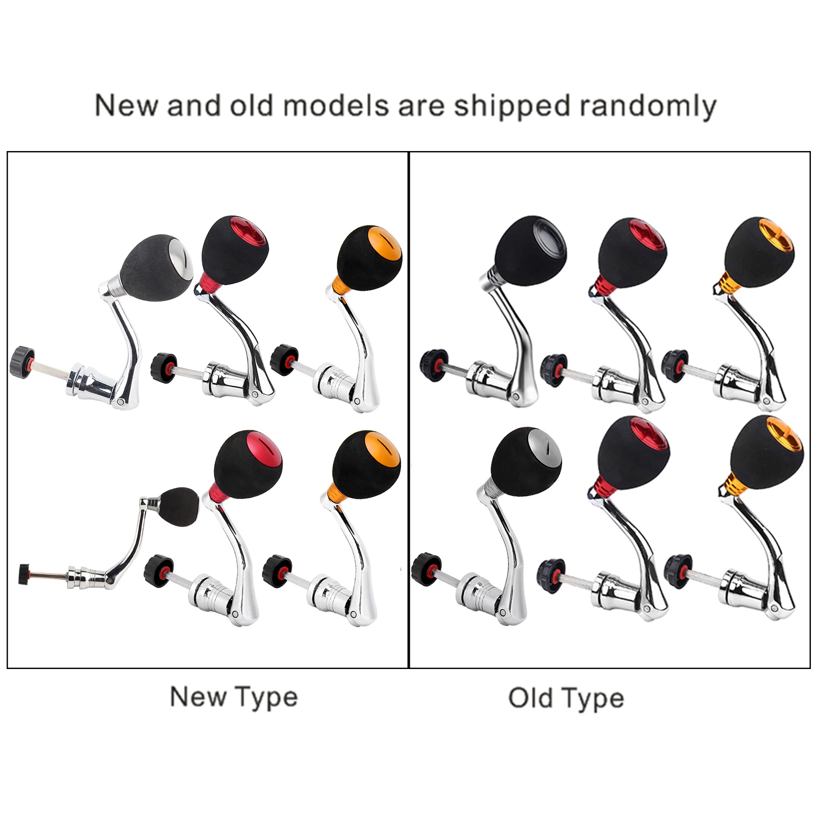 Reel Replacement Wheel Fishing ddmysmile Power Handle Metal Rocker Arm Grip For Spinning Fishing Reel Accessories Smile