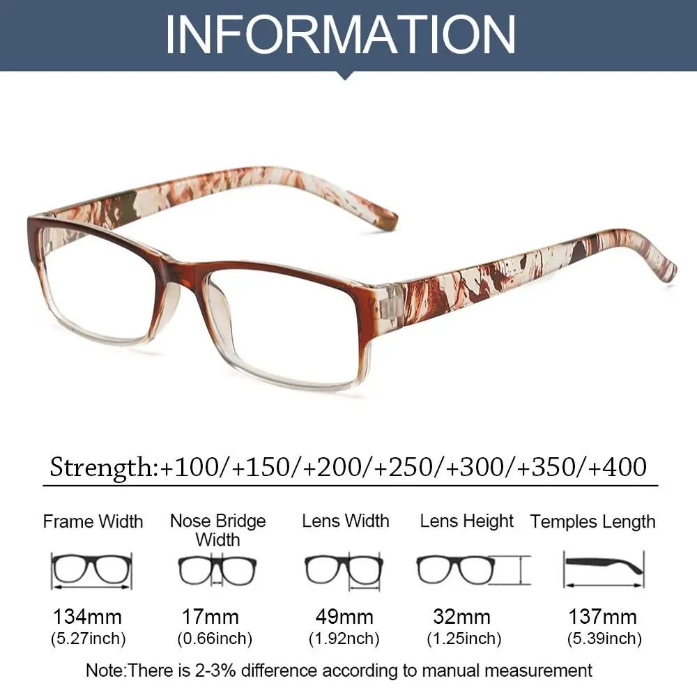 afc d Vintage Portable Comfortable Anti Blue Elegant Light Eyeglasses Ultra Frame Reading Glasses