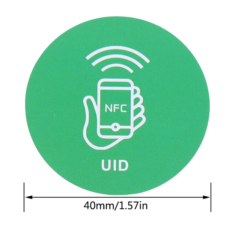 UID Changeable Sticker RFID Tags Block 0 Rewritable 13.56Mhz Anti Metal Interference Stickers Proximity Card For RFID Copier