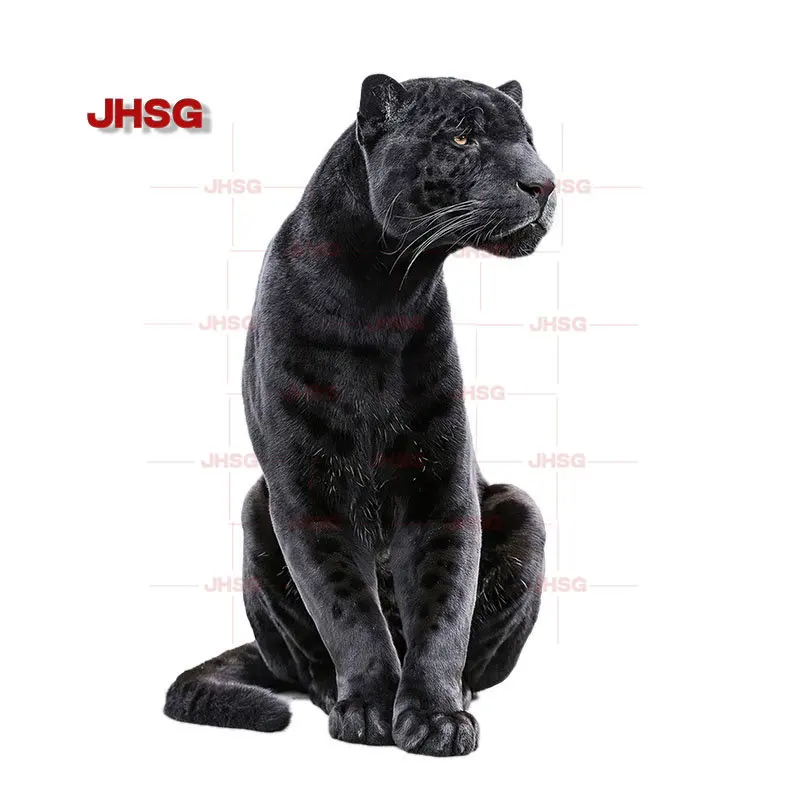 Mysterious Sticker JHSG Car Black Panther Beast Personality Self-Adhesive Paper Suitable for Various Vehicles Home Decor PVC smile