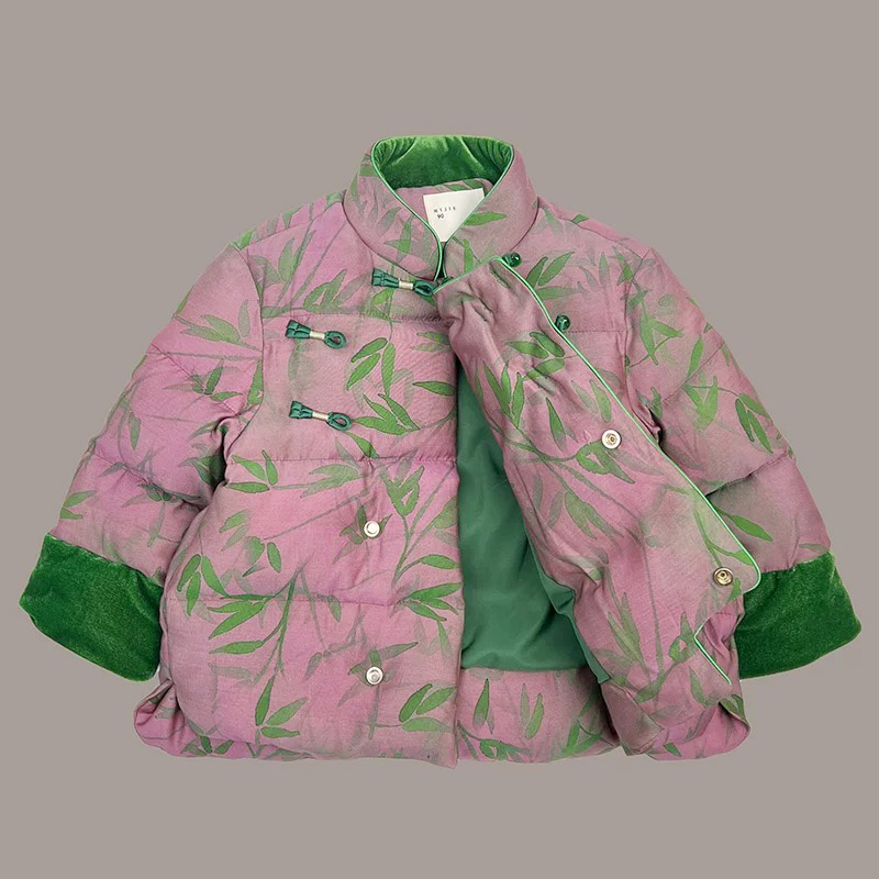 Niche light luxury custom 2023 autumn and winter new national wind Tang suit New Year's clothing to pay homage to the New Year's clothing Ha