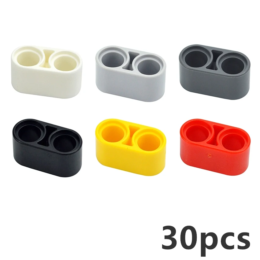43857 High-Tech 1x2 Holes Liftarm 30Pcs new MOC Building Blocks 2025 Parts Assembles Car Particles DIY Educational Bricks Kids Toys