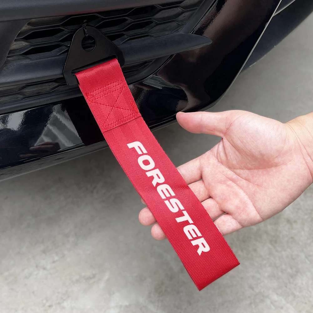 Car Decorative Towing Ropes Auto Accessories For Subaru Forester XV Outback Legacy WRX Tribeca Levorg BRZ Crosstrek Exiga Ascent