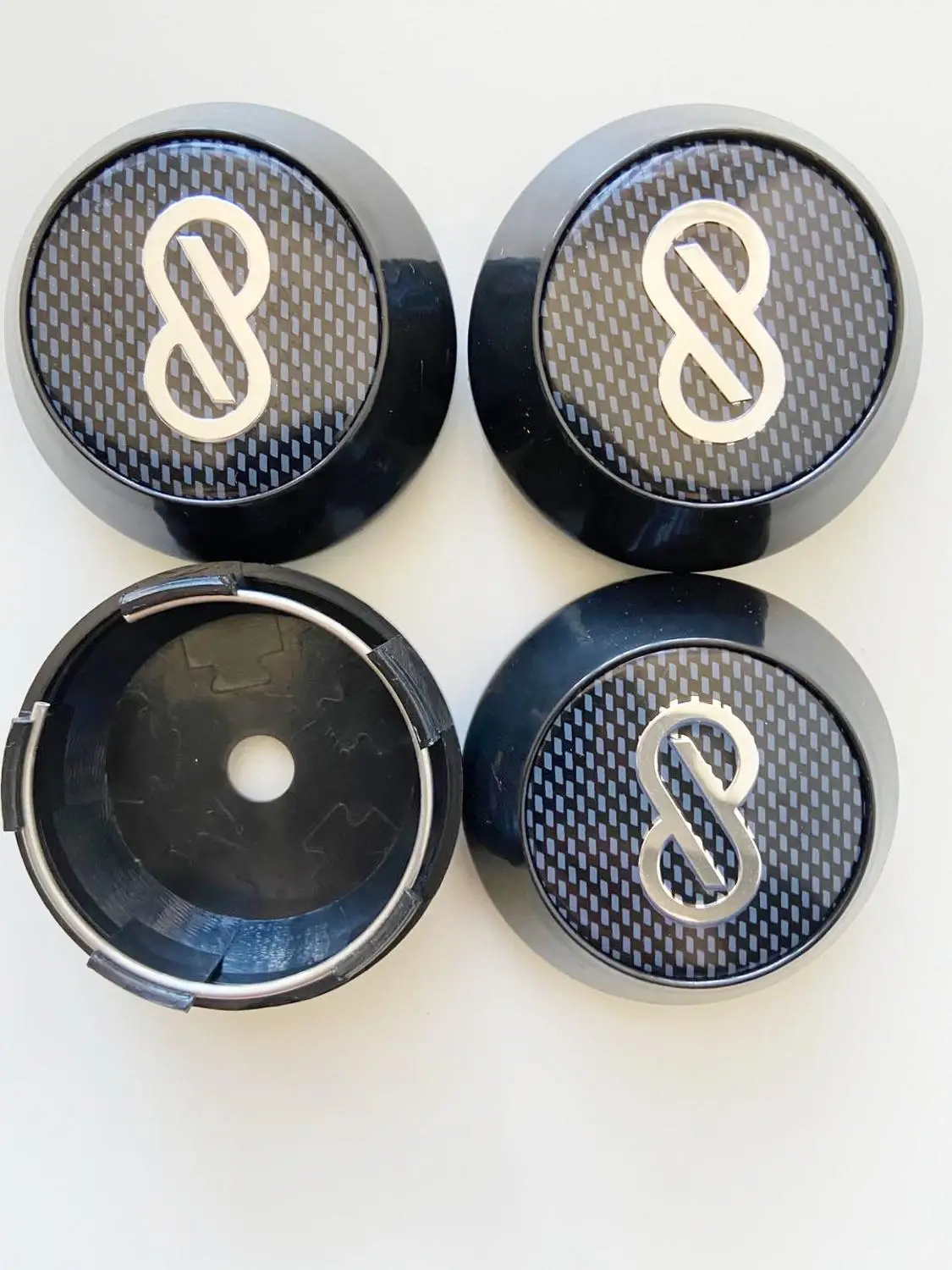 65MM Car Wheel 4PCS/Lot Center Hub Caps for ENKEI Emblem chrome smile