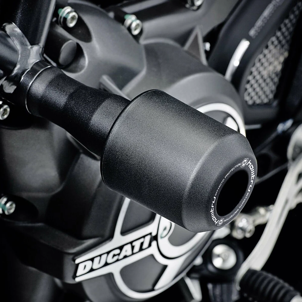 Pad Bobbins Motorcycle Crash for Ducati Scrambler Street Classic 2015-2020 smile
