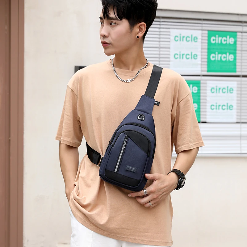 Small Crossbody Men Fengdong Bags Male Mini Chest Bag Travel Bagpack ddmysmile Boy Sling Shoulder Sport Bag Mobile Phone Bag Gifts For Men Smile
