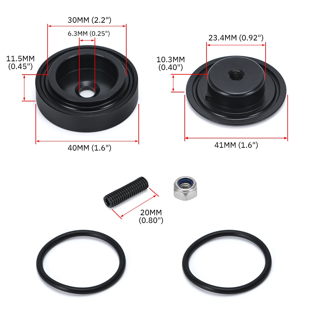 Car 1 Set Aluminum Rear Wiper Delete Kit Plug Cap for Honda Acrua Toyota Mazda Nissan Kia Universal Car Accessories smile