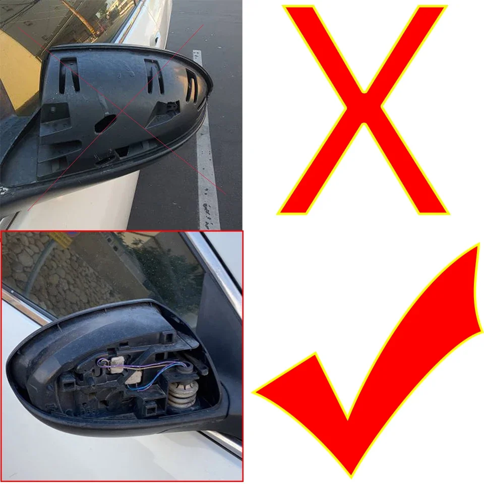 For Mazda 6 GH Atenza 2009 2010 2011 2012 2013 Rearview Mirror Cover Cap Outside Door Mirror Housing Shell Lid With Lamp Painted