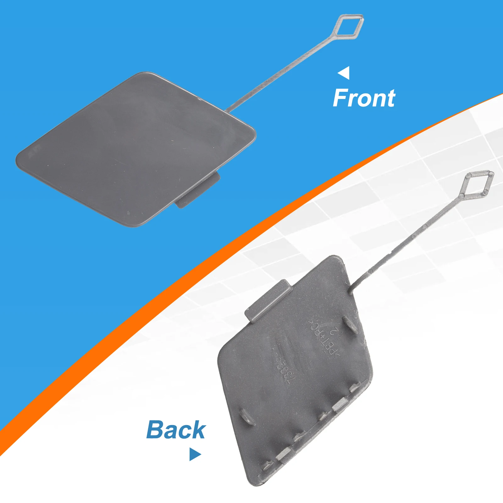 Front Bumper Tow Hook Cover Cap Towing Eye For BMW 5-Series F10 F11 528i 535d 535i 550i Sedan Accessories 2014-2016 51117332682