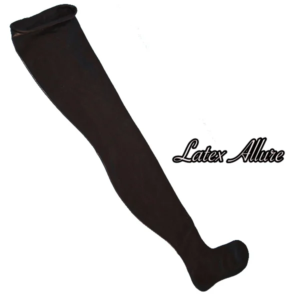 Latex Mold Unisex Hammer Stocking Gummi High Thigh Rubber Latex Long Socks smile