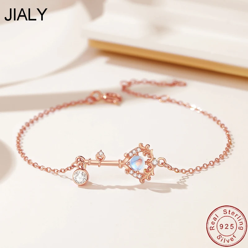 JIALY AAA CZ Rose new Fairy Magic European S Sterling Sier Bracelet For Women 2025 Birthday Party Gift Jewelry