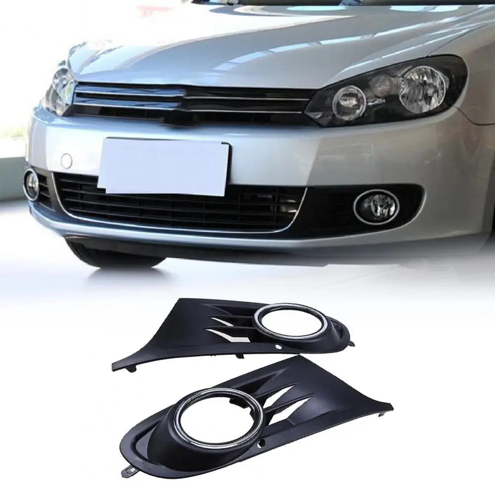 Front Bumper Grill Professional Perfect Match ABS L/R Lower Grille Replacement 5K0853665 5K0853666 for Golf 6 MK6 09-13