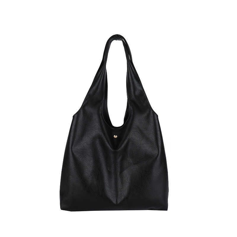 Large capacity tote bag for women 2024 new Korean version, high-end, trendy, simple, casual, versatile shoulder bag