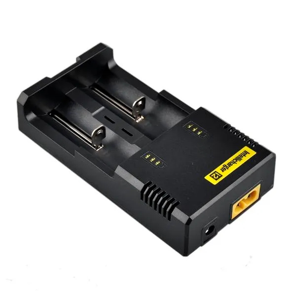Original Nitecore I2 Charger Digicharger Battery Intelligent 2 Dual Slots Charge for IMR 14500 18650 26650 20700 21700 Universal Li-ion Battery Charge