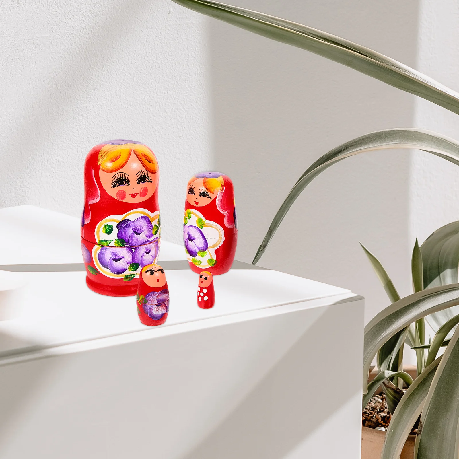 Matryoshka Wood Nesting new Russian Toy Household Kids 2025 Gift Wooden Girls Dolls