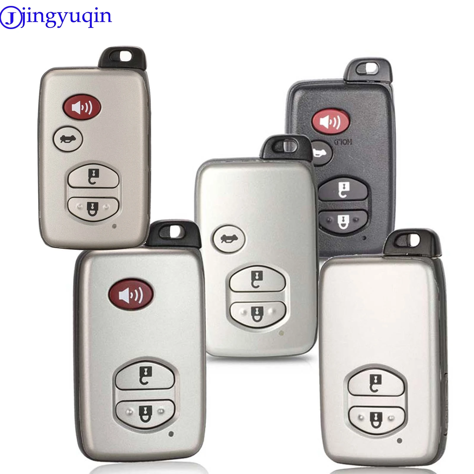 Replacement Remote 2/3/4 jingyuqin B Car Smart Key Case For Toyota Camry Key Cover FOB Shell Blank smile