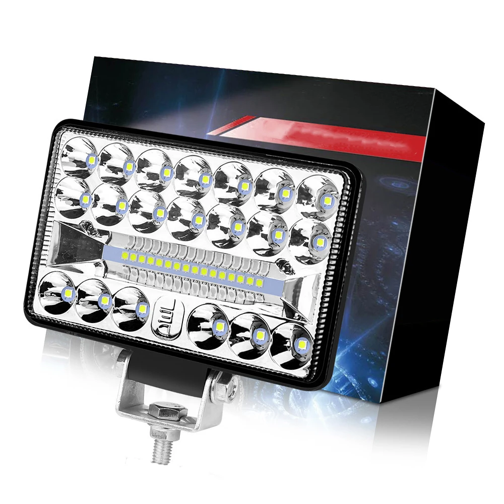 7/6/5Inch LED Work Light Bar Spotlight Off Road Fog Lamp 12V-24V for Jeep Truck 4X4 Car SUV ATV UTV LED Headlights LED Light Bar