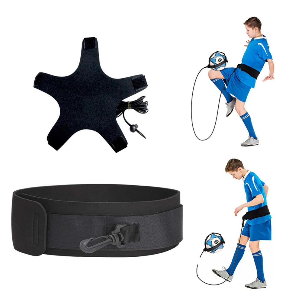 Ball Bags Soccer Jle Children Auxiliary Circling Belt Kids ddmysmile Football Training Equipment Kick Solo Soccer Trainer Football Kick Smile