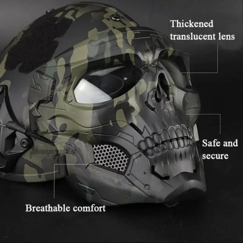 Mask Helmet Skull Horror Harley Goggles Mask Motorcycle Riding Goggles ddmysmile Helmet Off Road Motorcycle Goggles Sports Smile