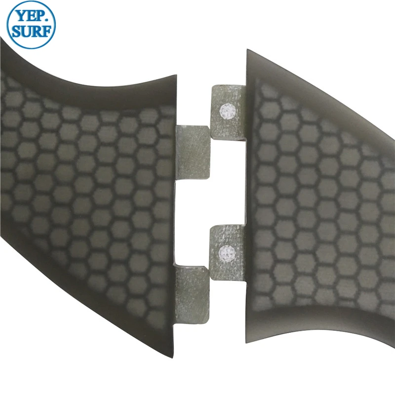 FCS S/M/L UPSURF FINS Tri Fins Honeycomb Fiber Surfboard Fins Quillas Surf Accessories Top Performance smile