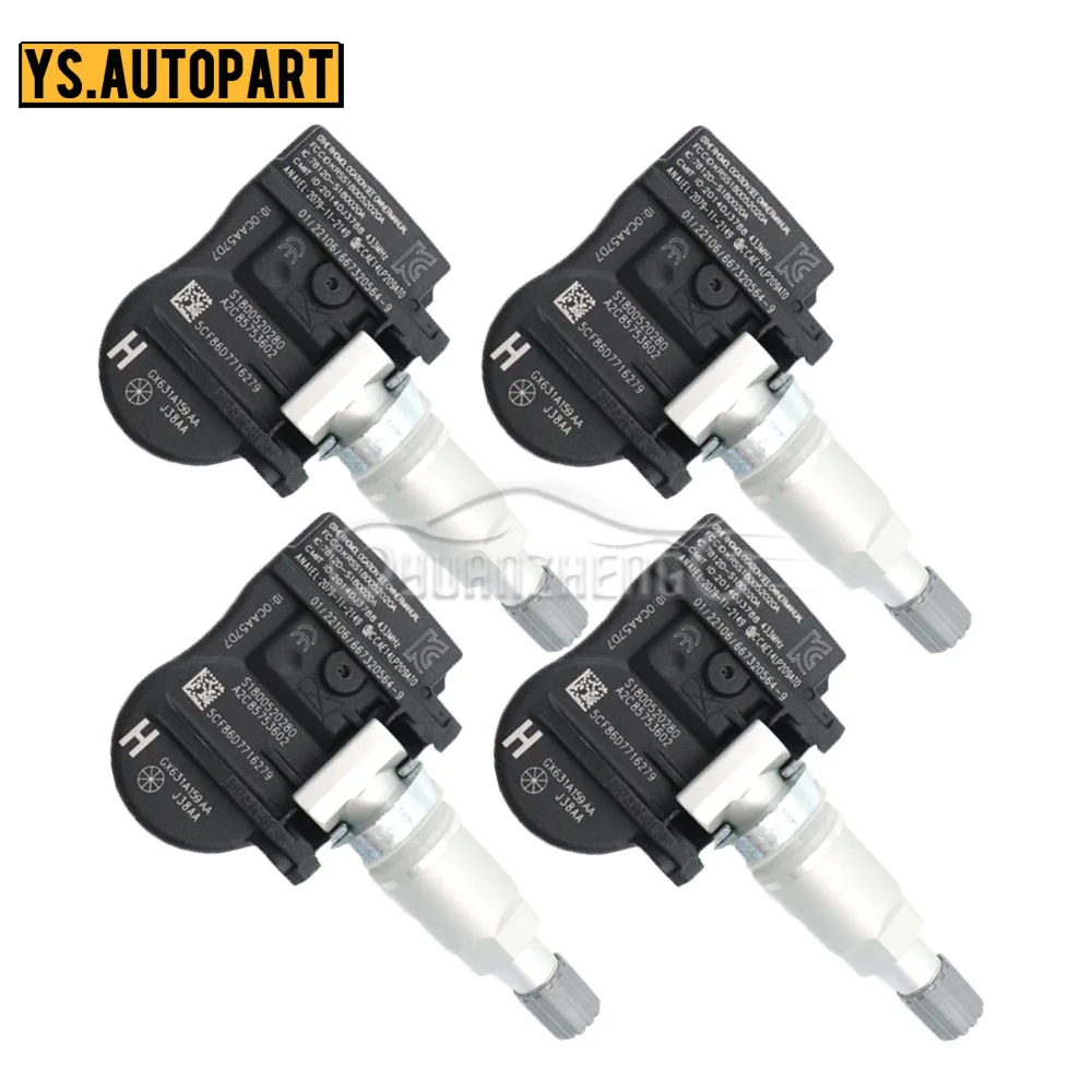 Tire GX63-1A159-AA CAR TPMS Pressure Monitoring Sensor For Land Rover Discovery Sport Lr4 2014-2023 433MHz GX631A159AA smile