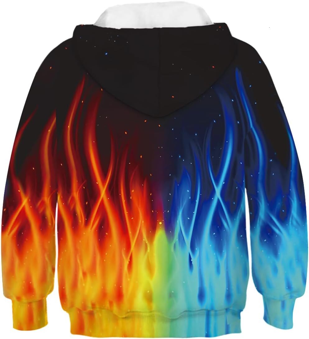 Hoodie for Mens Womens Boys Hoodie Realistic 3D Print Graphic Hooded Sweatshirts Galaxy Animal Pattern Graphic Hoodies sweatshirt Handsome and fashion