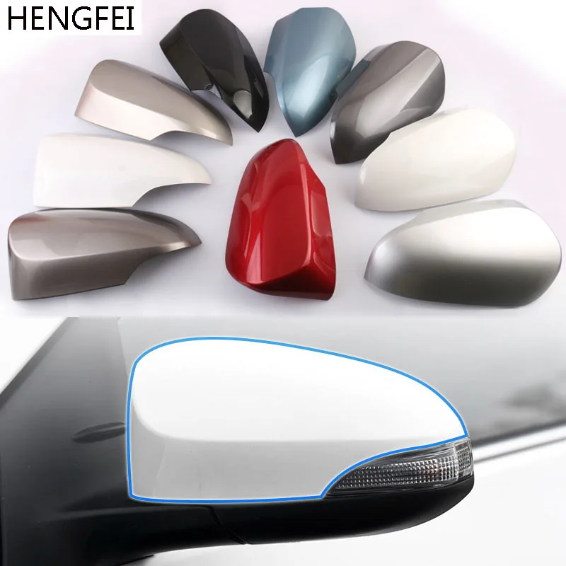 Accessories For Car Toyota Vitz 2012-2019 Rearview Mirror Cover Housing Lid Case