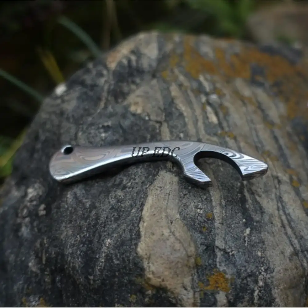 Powder Crowbar Swedish Steel Bottle Opener EDC ddmysmile Keychain Multi-Tool Smile