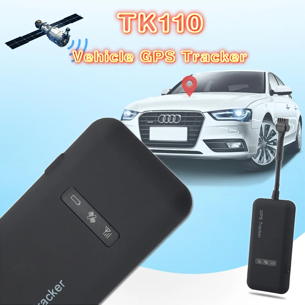 Car High Quality GPS Tracker TK110 GPS GPRS GSM Vehicle Tracker Motorcycle Locator Anti-theft with Free platform Tracking System smile