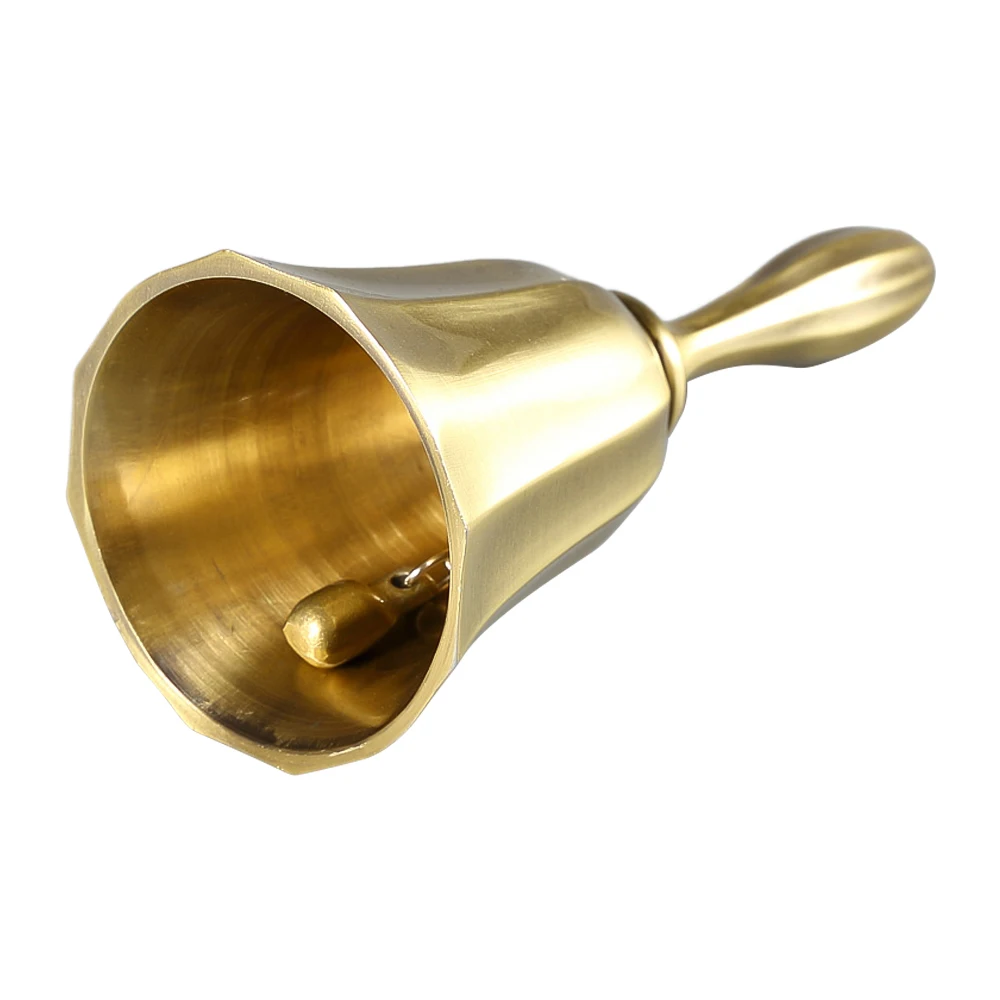 Hand Call Bell Multifunctional Bell Musical Instrument for Home School Church Restaurants smile