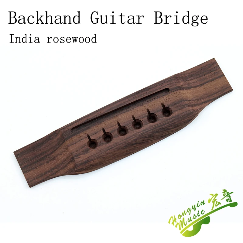 Backhand Guitar Left handed guitar Bridge Replacement Parts Acoustic Guitar Accessories Indian Rosewood