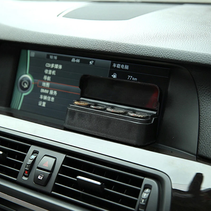 Box Car Coins Storage Interior Accessories Pocket Telescopic Dashboard Coins Case Car Organizer Plastic Holder Container smile