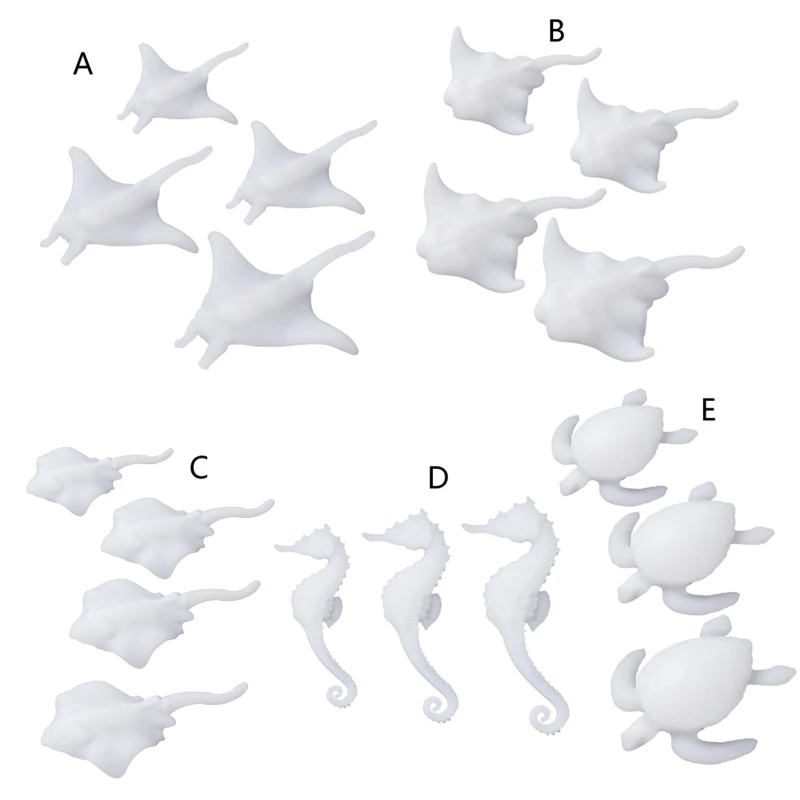 Micro Landscape Animal Model Resin Filling Handmade Sea for Turtle Fish Model Epoxy Filling Model Jewelry Making Supplie